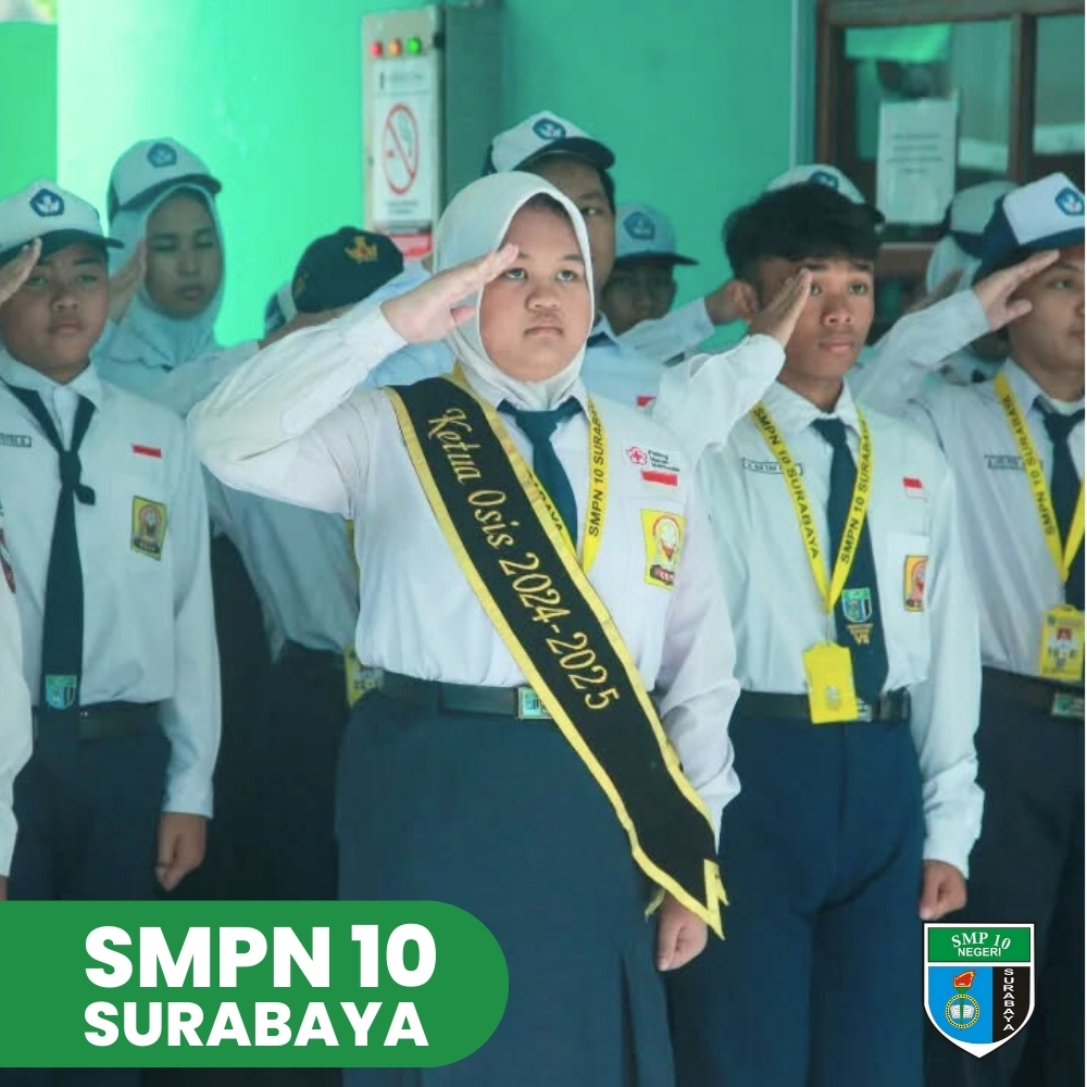 Serah Terima Osis SMP NEGERI 10 SURABAYA